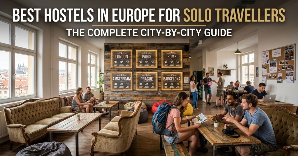 Best Hostels in Europe for Solo Travellers: The Complete City-by-City Guide